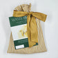 Reusable Gift Bag Set - Gold Stripes