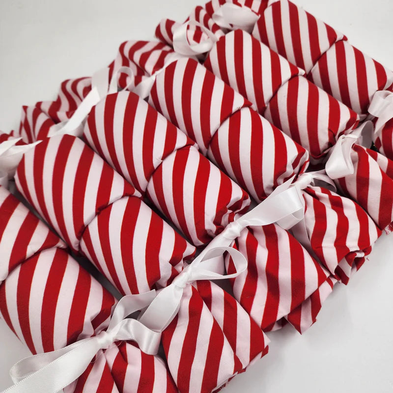 Reusable Christmas Crackers - Candy Cane (6 crackers)