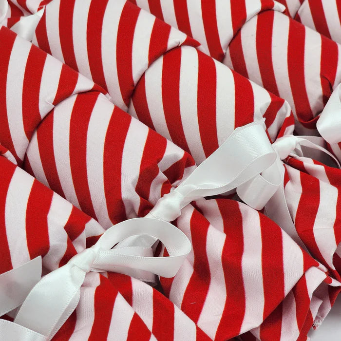 Reusable Christmas Crackers - Candy Cane (6 crackers)