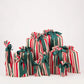 Reusable Gift Bag Set - Christmas Stripes